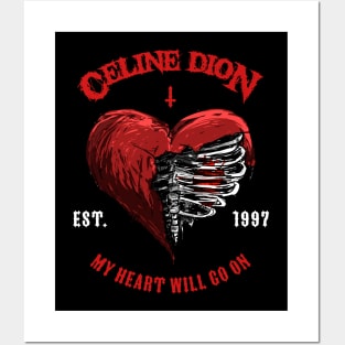 Celine Dion Metal (Colored) Posters and Art